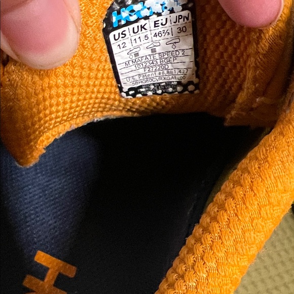 Hoka Men's Athletic Shoes Sz 12 Mafate Speed 2 Running Walking - Picture 5 of 5